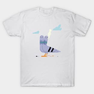 Two-Headed Pigeon T-Shirt